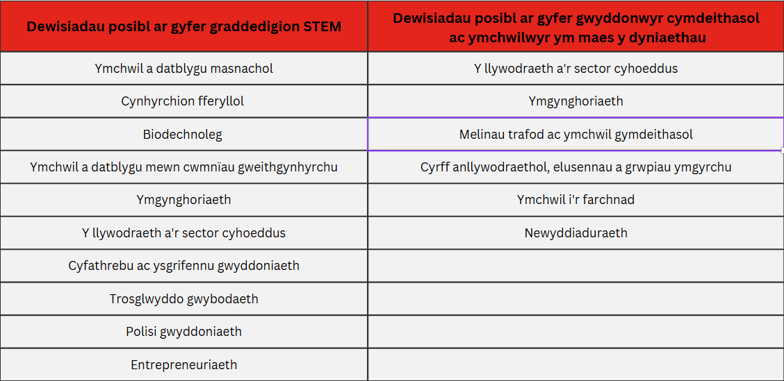 Welsh version of CDR Infographic
