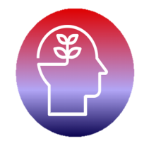 Graphic of a plant growing in someone's mind