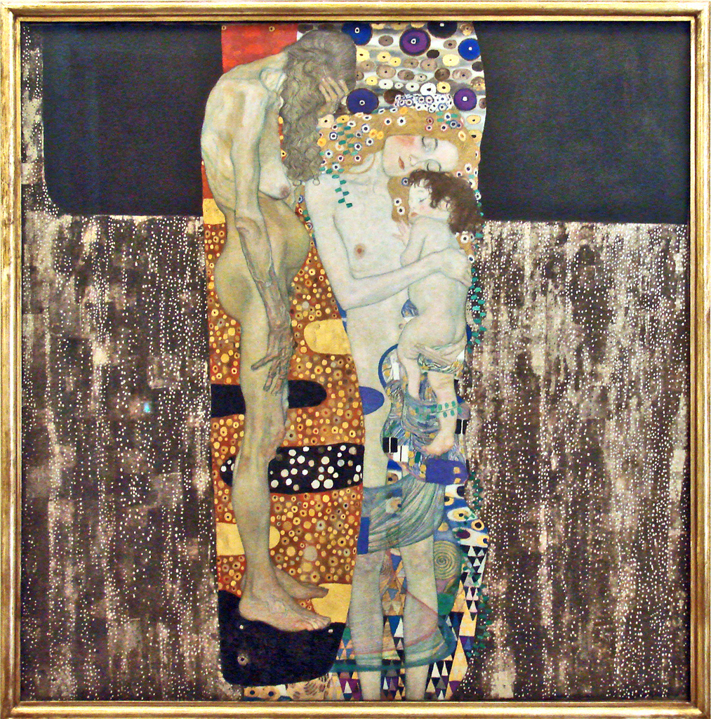 les_trois_ges_de_g_klimt_gnam_rome