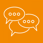 An orange square that represents the Graduate Attribute Effective Communicators